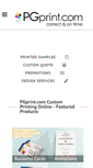 Mobile Screenshot of pgprint.com