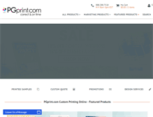 Tablet Screenshot of pgprint.com